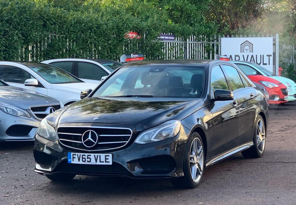 Mercedes-Benz E Class Saloon 2.1 E220 Bluetec Amg Night Edition G-tronic FV65VLE Black #4