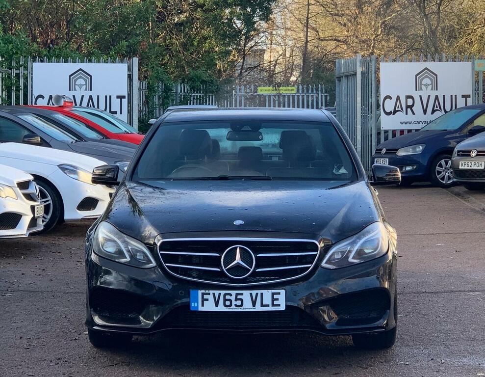 Mercedes-Benz E Class Saloon 2.1 E220 Bluetec Amg Night Edition G-tronic FV65VLE Black #2
