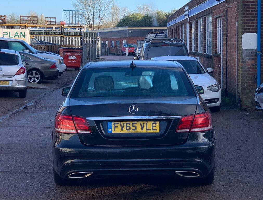 Mercedes-Benz E Class Saloon 2.1 E220 Bluetec Amg Night Edition G-tronic FV65VLE Black #6