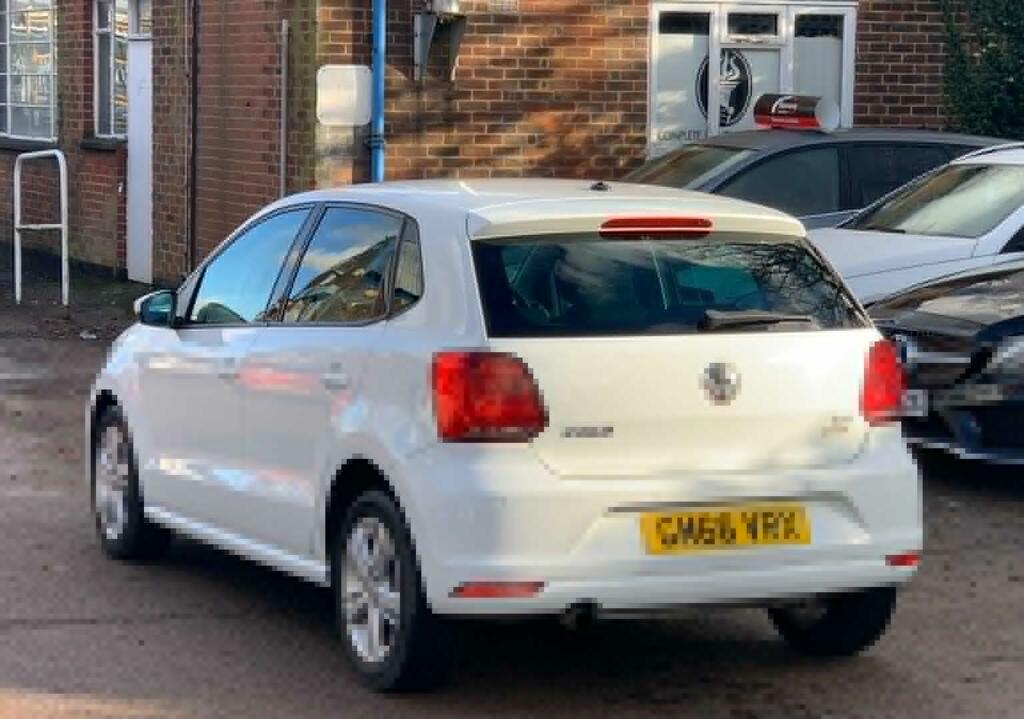 Volkswagen Polo Hatchback 1.2 Tsi Bluemotion Tech Match Euro 6 S GM66VRX White #5