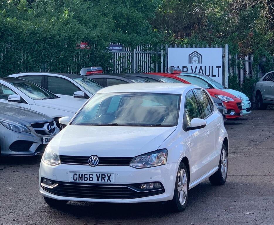 Volkswagen Polo Hatchback 1.2 Tsi Bluemotion Tech Match Euro 6 S GM66VRX White #3