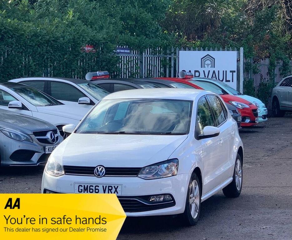 Volkswagen Polo Hatchback 1.2 Tsi Bluemotion Tech Match Euro 6 S White