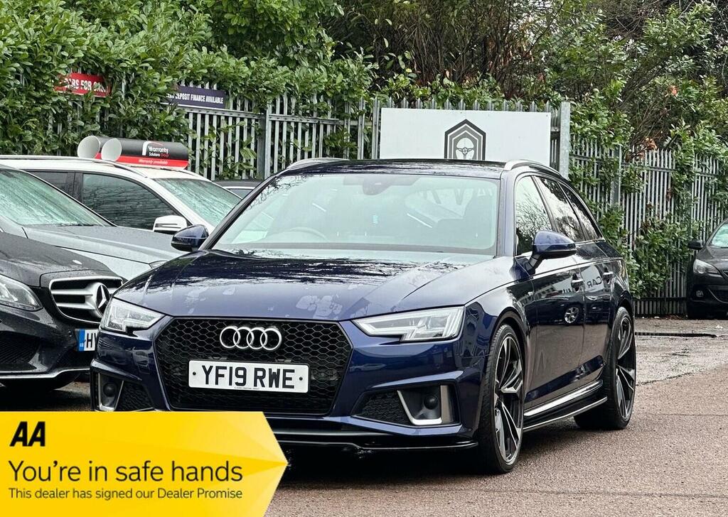 Audi A4 Avant Estate 2.0 Tdi 40 S Line S Tronic Euro 6 Ss Blue