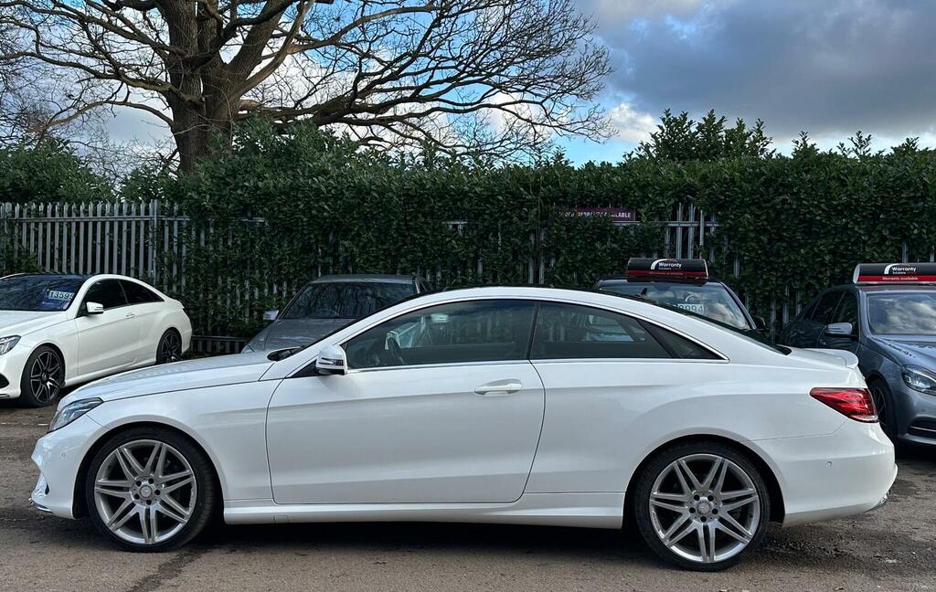 Mercedes-Benz E Class Coupe 3.0 E350d V6 Amg Line Edition G-tronic Euro LN16KFW White #5