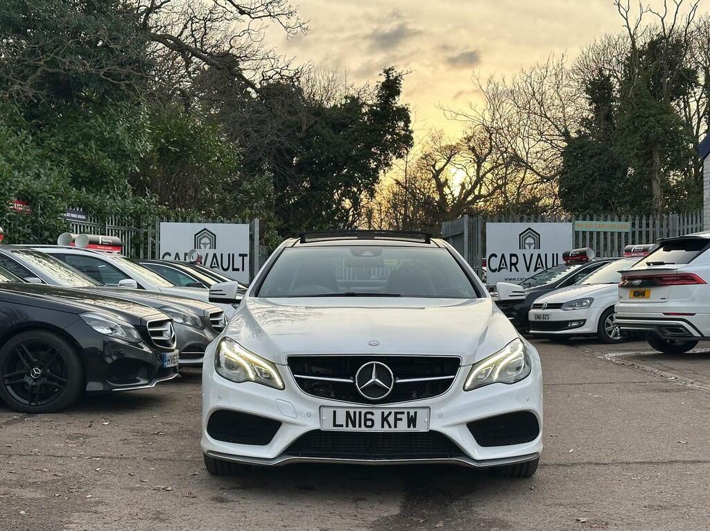 Mercedes-Benz E Class Coupe 3.0 E350d V6 Amg Line Edition G-tronic Euro LN16KFW White #2