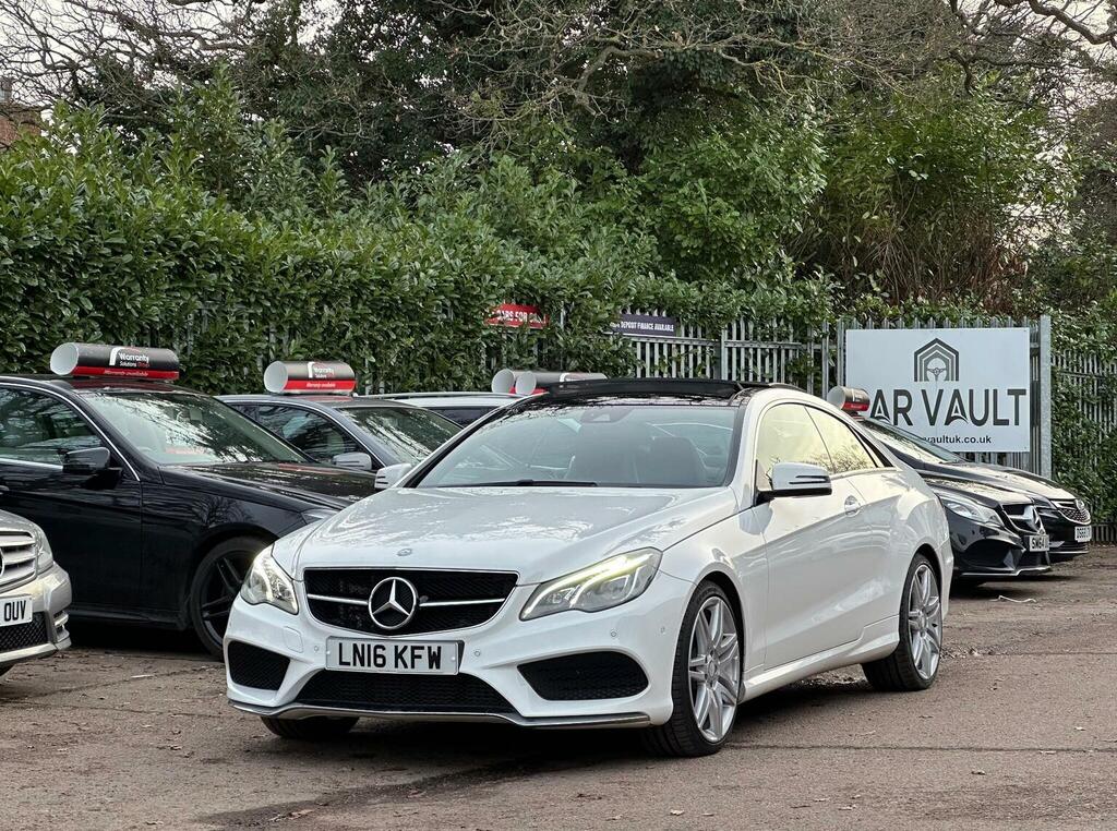 Mercedes-Benz E Class Coupe 3.0 E350d V6 Amg Line Edition G-tronic Euro LN16KFW White #4