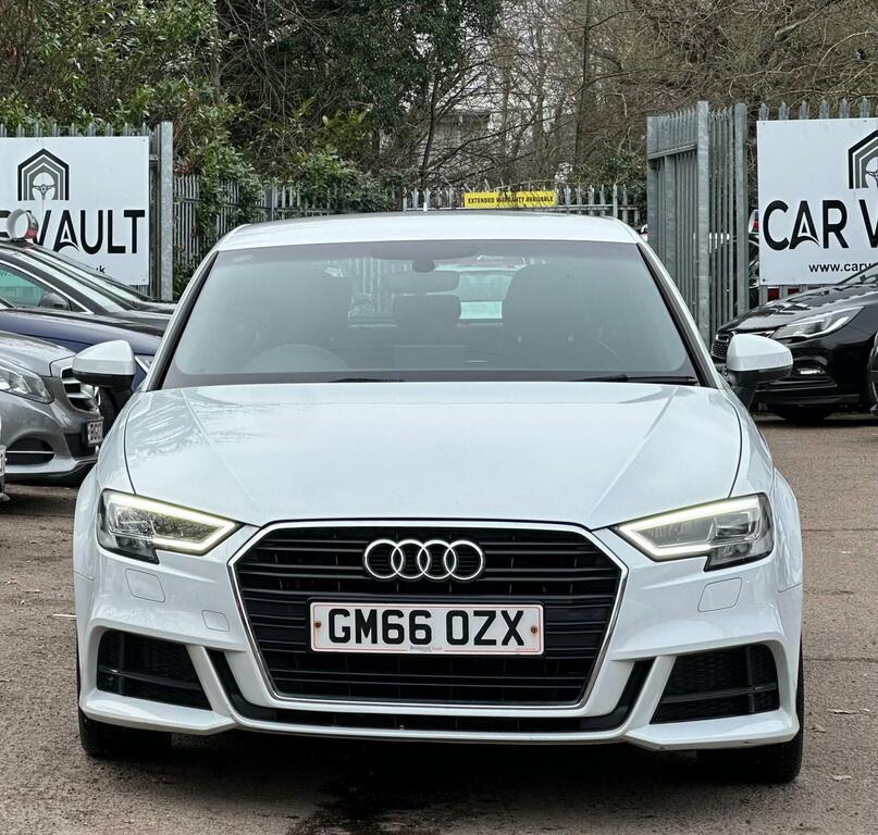 Audi A3 Hatchback 2.0 Tdi S Line Sportback S Tronic 6 GM66OZX White #4