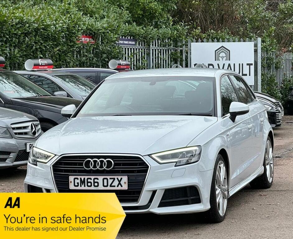 Audi A3 Hatchback 2.0 Tdi S Line Sportback S Tronic 6 White