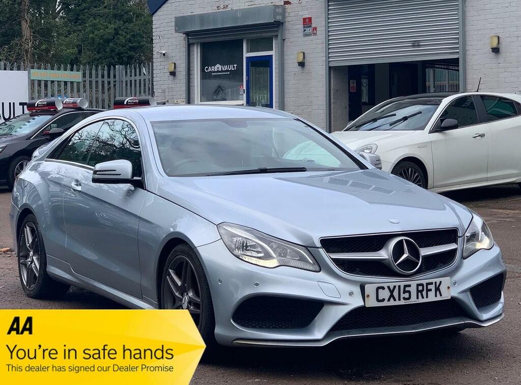 Mercedes-Benz E Class Coupe 2.1 E220d Bluetec Amg Line G-tronic Euro 6 CX15RFK Silver #3