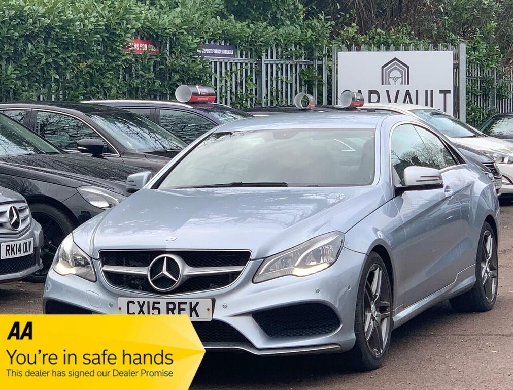 Mercedes-Benz E Class Coupe 2.1 E220d Bluetec Amg Line G-tronic Euro 6 Silver