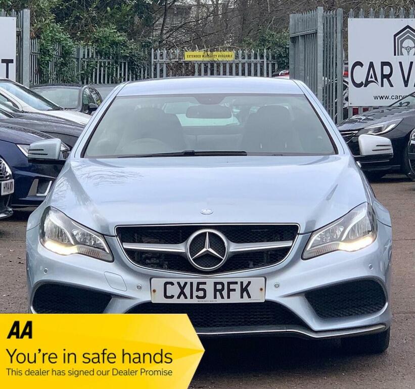 Mercedes-Benz E Class Coupe 2.1 E220d Bluetec Amg Line G-tronic Euro 6 CX15RFK Silver #2