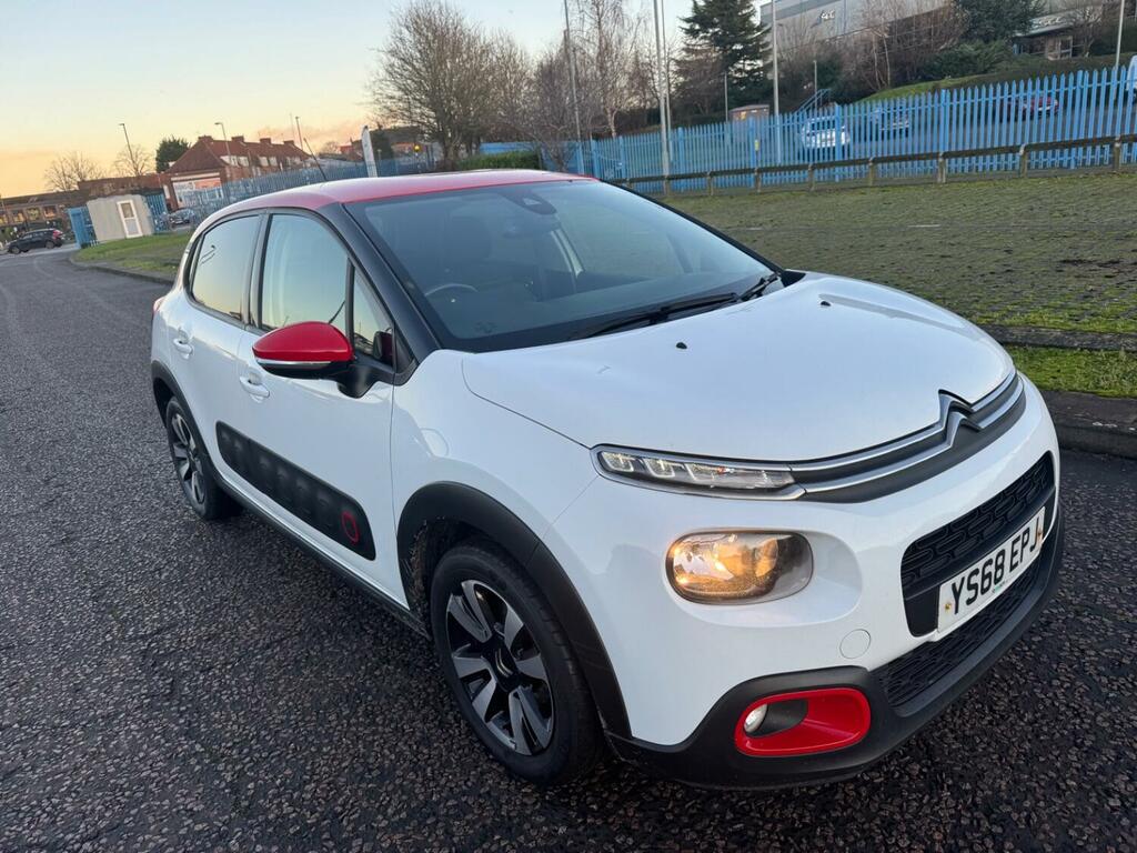 Citroen C3 1.2 Puretech Gpf Flair 2018 YS68EPJ White #4