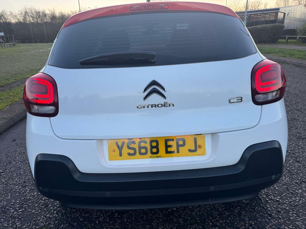 Citroen C3 1.2 Puretech Gpf Flair 2018 YS68EPJ White #3
