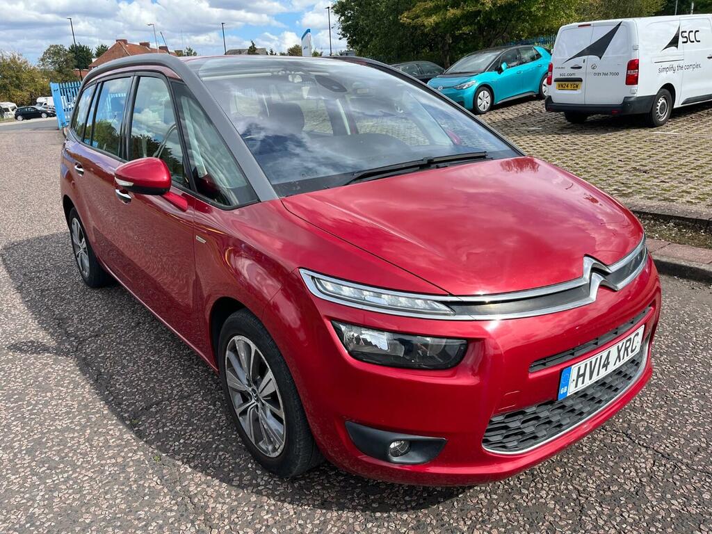 Citroen Grand C4 SpaceTourer 1.6 E-hdi Airdream Exclusive 2014 HV14XRC Red #4