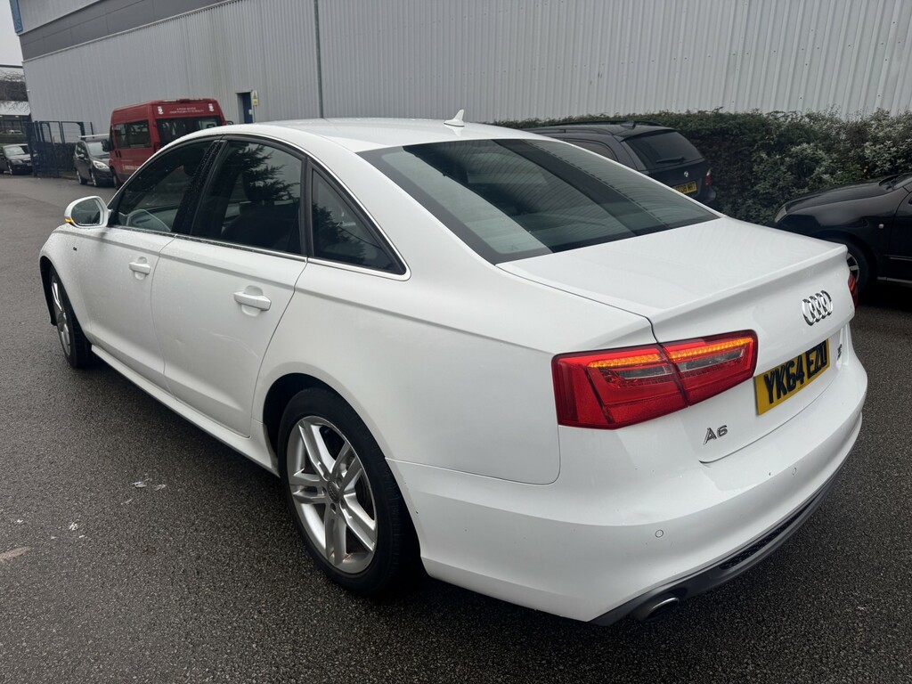 Audi A6 Saloon 2.0 Tdi Ultra S Line 2014 YK64EZO White #4