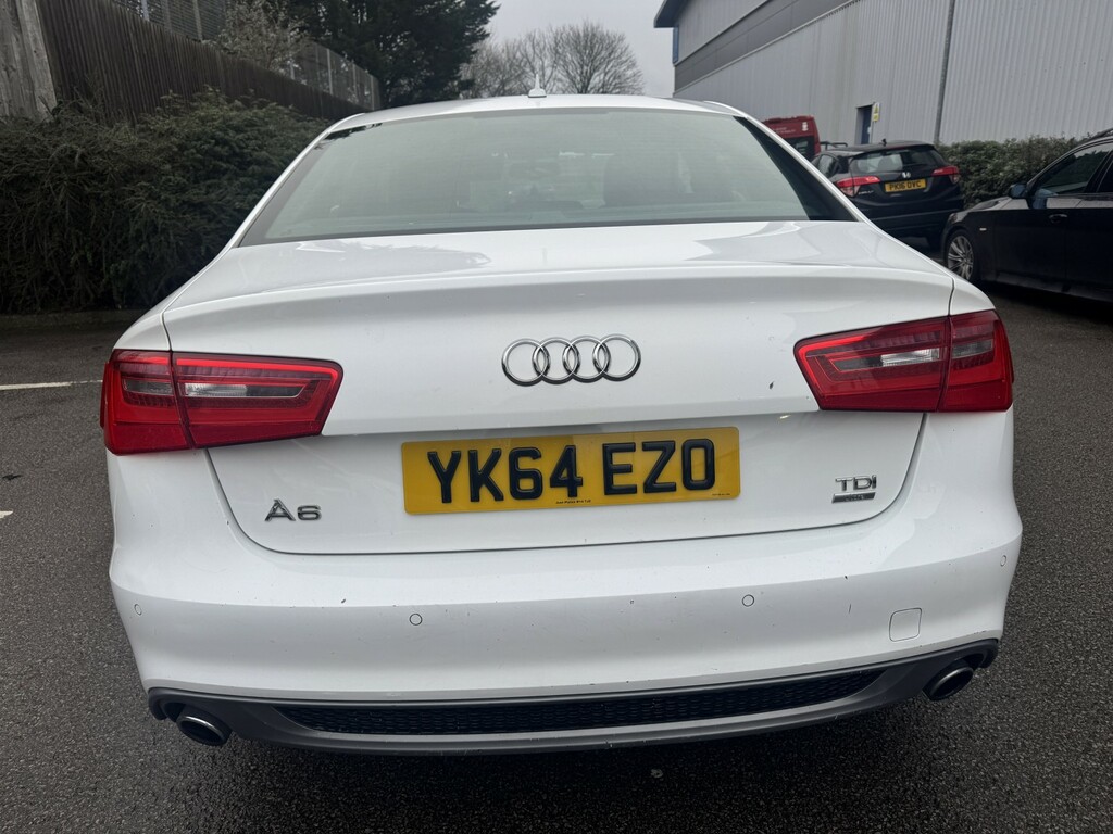 Audi A6 Saloon 2.0 Tdi Ultra S Line 2014 YK64EZO White #5