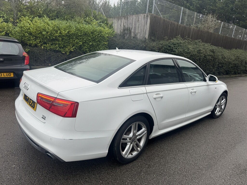 Audi A6 Saloon 2.0 Tdi Ultra S Line 2014 YK64EZO White #6