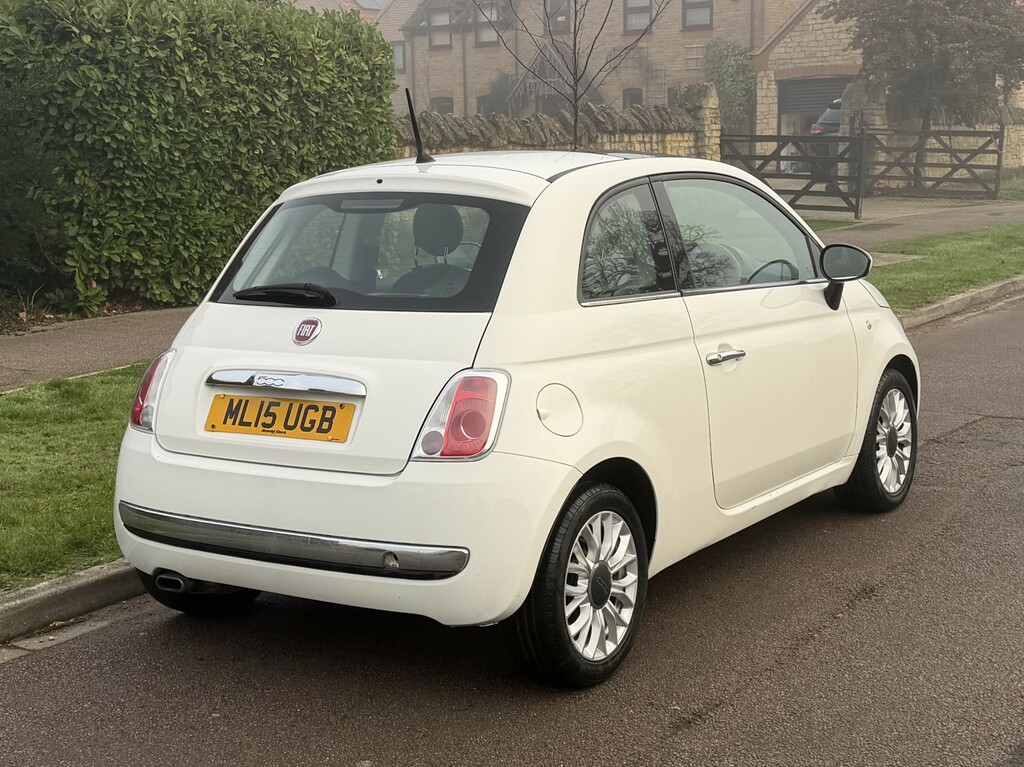 Fiat 500 1.2 500 1.2 69Hp Lounge 201515 ML15UGB White #3