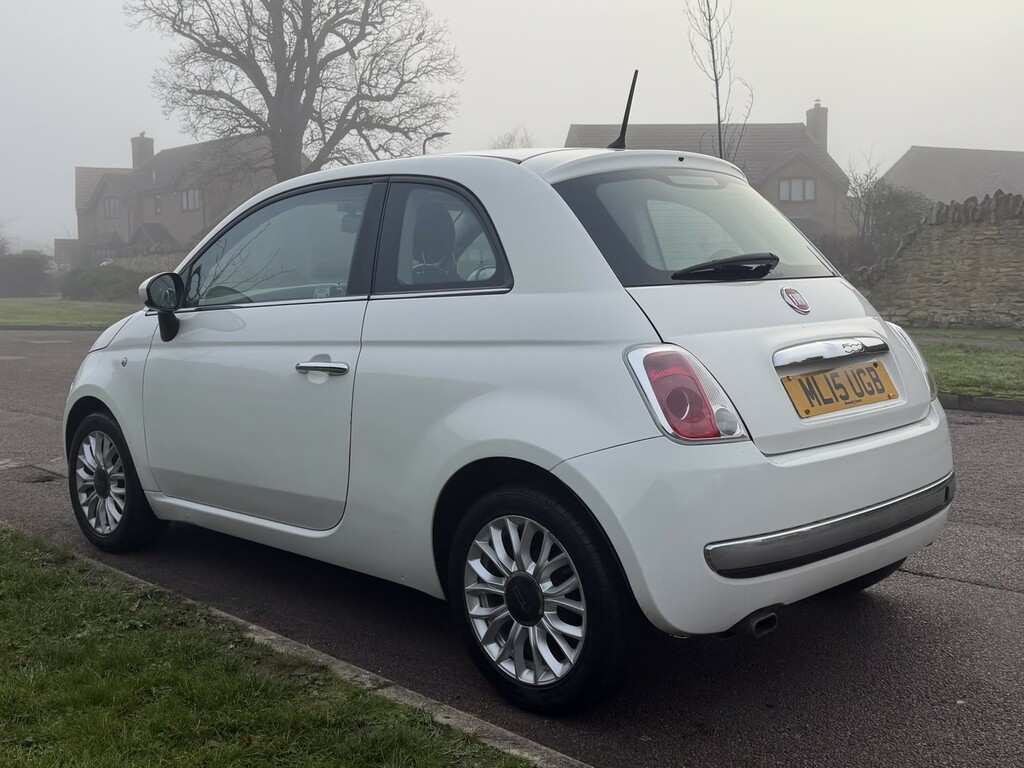 Fiat 500 1.2 500 1.2 69Hp Lounge 201515 ML15UGB White #5