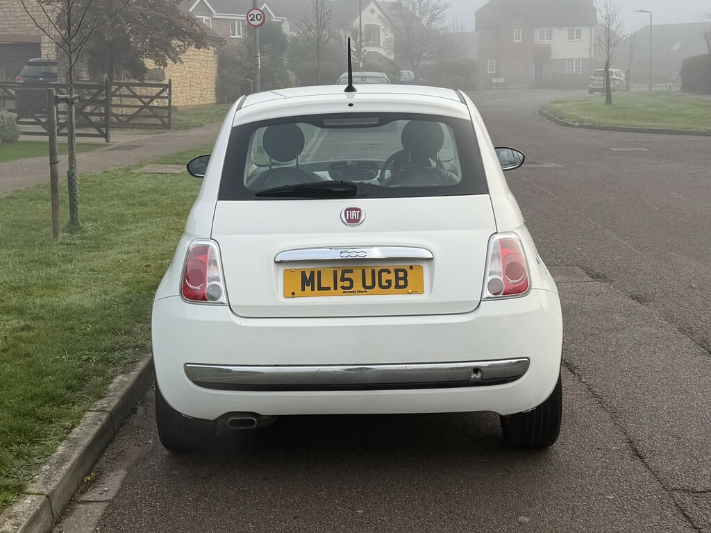 Fiat 500 1.2 500 1.2 69Hp Lounge 201515 ML15UGB White #4
