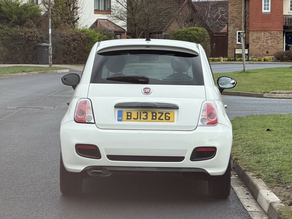 Fiat 500 1.2 S 201313 BJ13BZG White #4