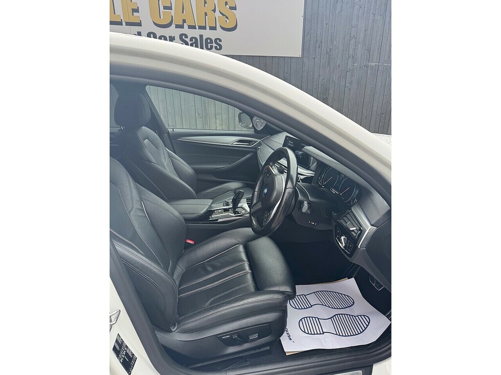 BMW 5 Series 520D M Sport YR18VWM White #2