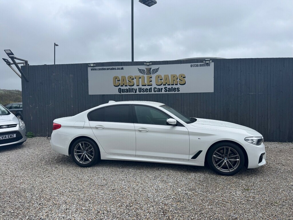 BMW 5 Series 520D M Sport White