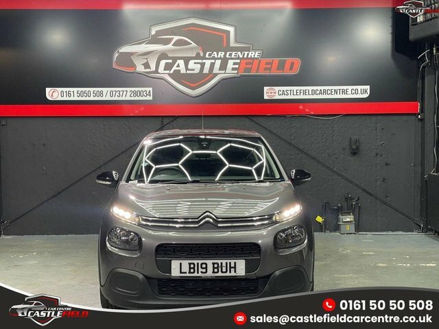 Citroen C3 2019 1.2 Puretech Feel 68 Bhp LB19BUH Grey #2