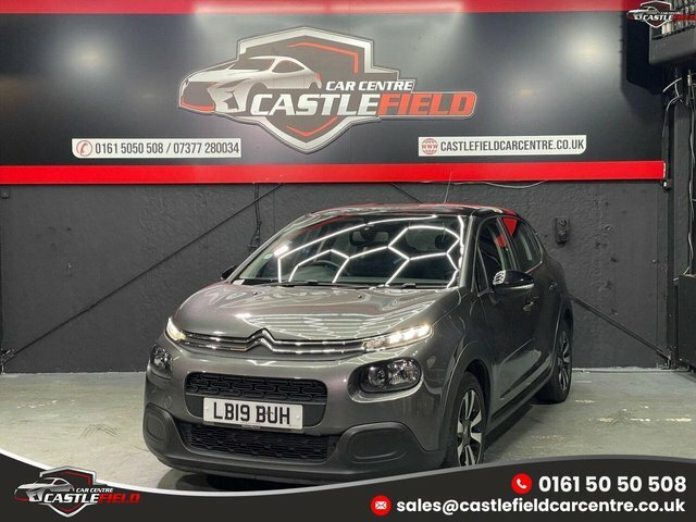 Citroen C3 2019 1.2 Puretech Feel 68 Bhp LB19BUH Grey #3