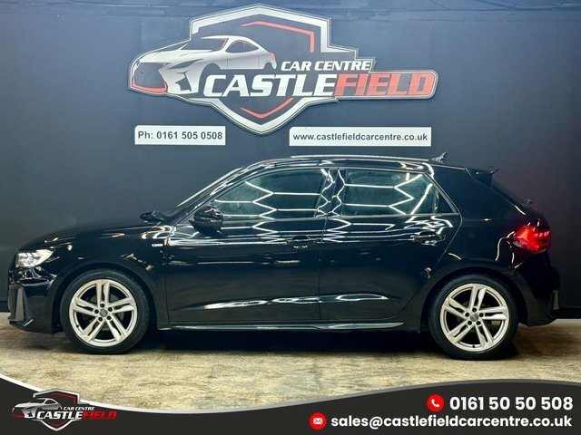 Audi A1 2019 1.0 Tfsi 30 S Line Sportback S Tro KM19OJV Black #5