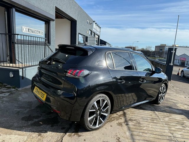 Peugeot 208 2020 1.2 Puretech Allure Hatchback Manu GF69VSN Black #4