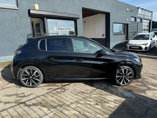 Peugeot 208 2020 1.2 Puretech Allure Hatchback Manu GF69VSN Black #5