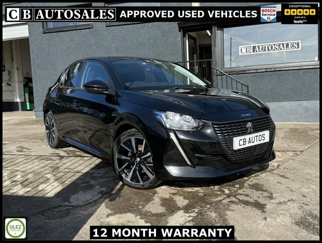 Peugeot 208 2020 1.2 Puretech Allure Hatchback Manu Black