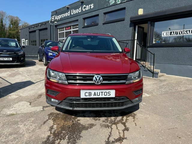 Volkswagen Tiguan 2017 2.0 Tdi Se Navigation Suv Dsg 4Mot DC17KAX Red #2