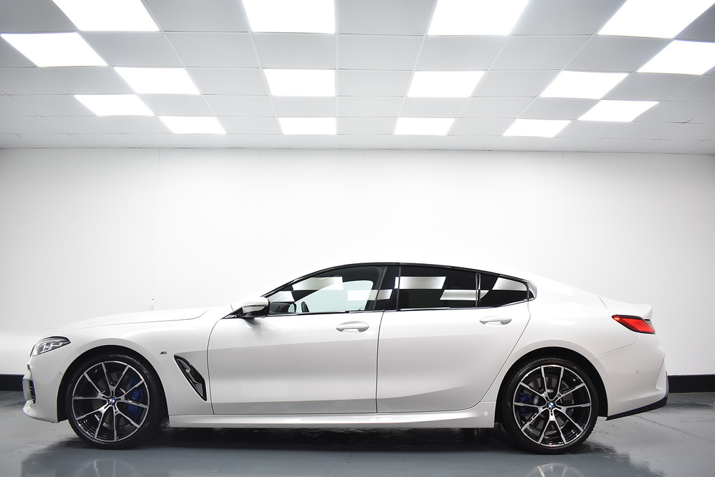 BMW 8 Series Gran Coupe Saloon DS72CYG White #2