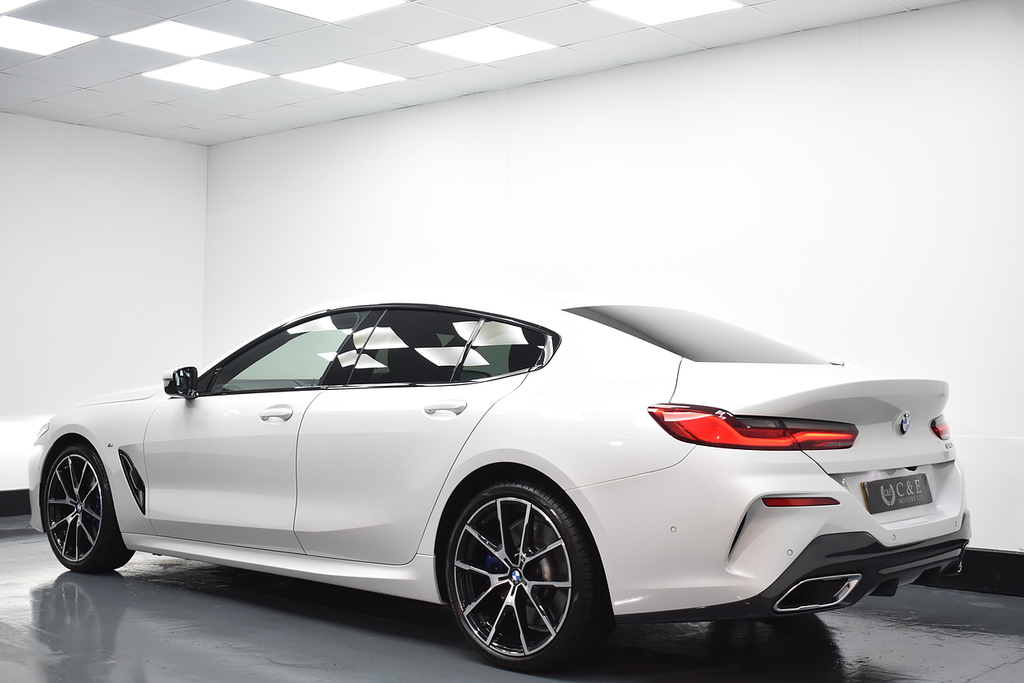 BMW 8 Series Gran Coupe Saloon DS72CYG White #4