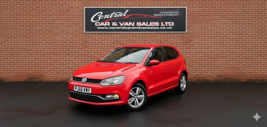 Volkswagen Polo 1L Match PJ66VWY Red #3