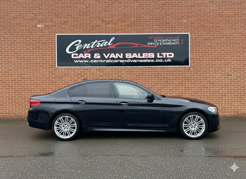 BMW 5 Series 3L M Sport KS17LHA Black #4
