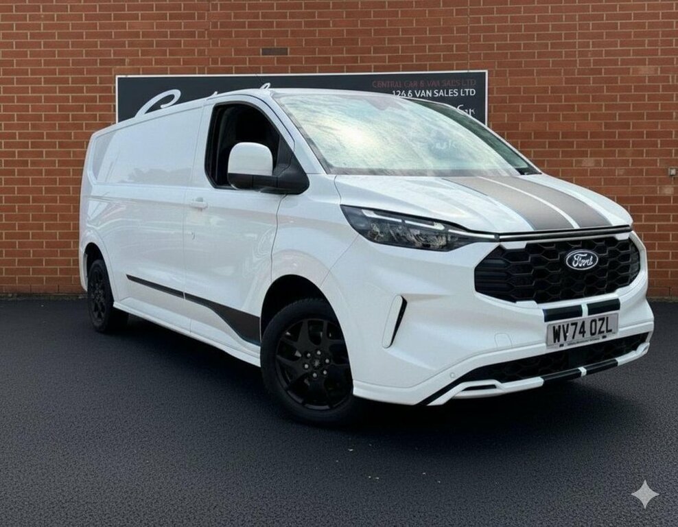 Ford Transit Custom 2L Sport WV74OZL White #2