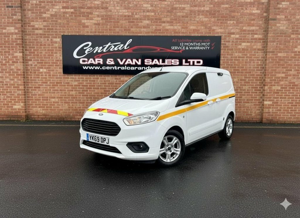 Ford Transit Courier 1L Limited YK69DPJ White #2