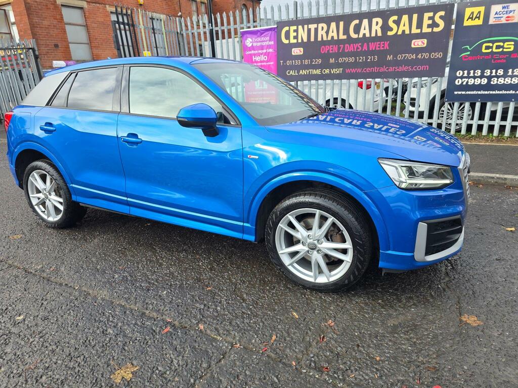 Audi Q2 2.0 Tfsi S Line S Tronic Quattro Euro 6 Ss AP67KGX Blue #2