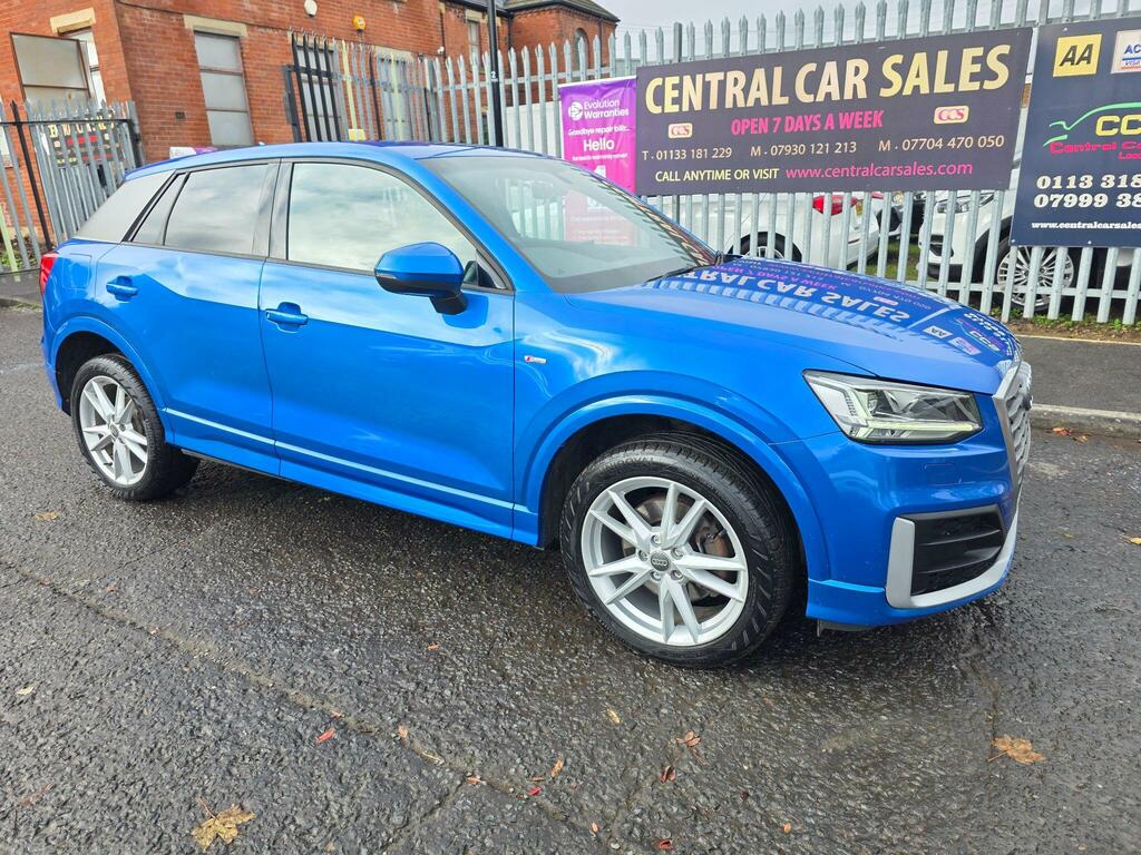 Audi Q2 2.0 Tfsi S Line S Tronic Quattro Euro 6 Ss AP67KGX Blue #5
