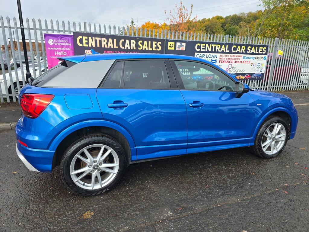 Audi Q2 2.0 Tfsi S Line S Tronic Quattro Euro 6 Ss AP67KGX Blue #6