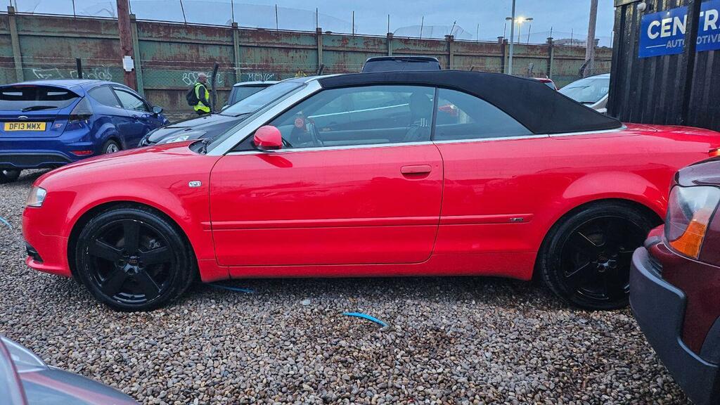 Audi A4 Convertible 2.0 Tdi S Line 2007 Red #2