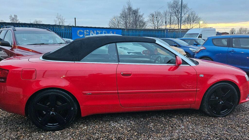 Audi A4 Convertible 2.0 Tdi S Line 2007 Red #6