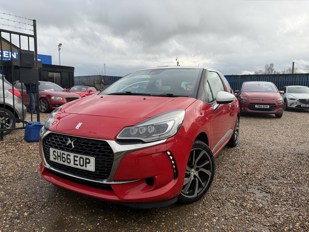 DS DS 3 Hatchback 1.6 Bluehdi Prestige 2016 Red