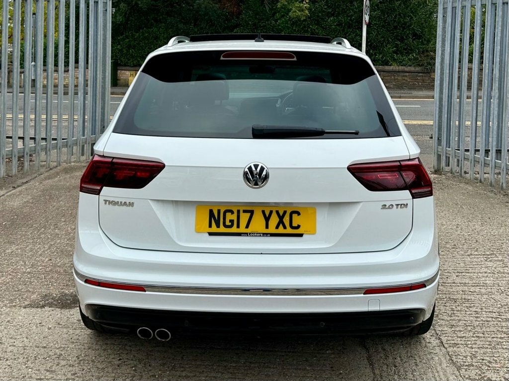 Volkswagen Tiguan 2.0 Tdi Bluemotion Tech R-line Suv Dsg NG17YXC White #6