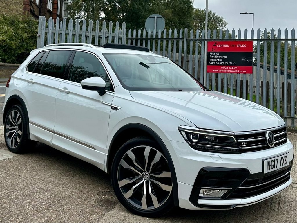 Volkswagen Tiguan 2.0 Tdi Bluemotion Tech R-line Suv Dsg NG17YXC White