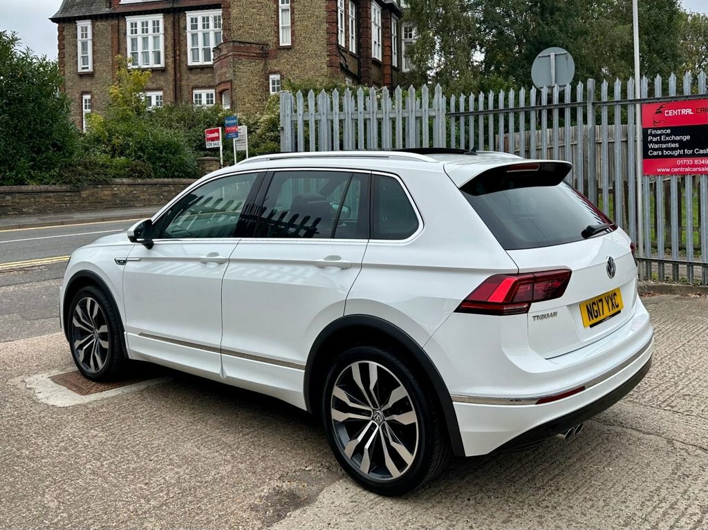Volkswagen Tiguan 2.0 Tdi Bluemotion Tech R-line Suv Dsg NG17YXC White #5
