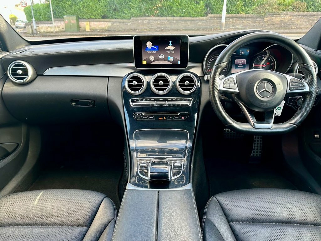 Mercedes-Benz C Class 2.1 C250 Bluetec Amg Line Saloon G-tron MJ15OWW White #2